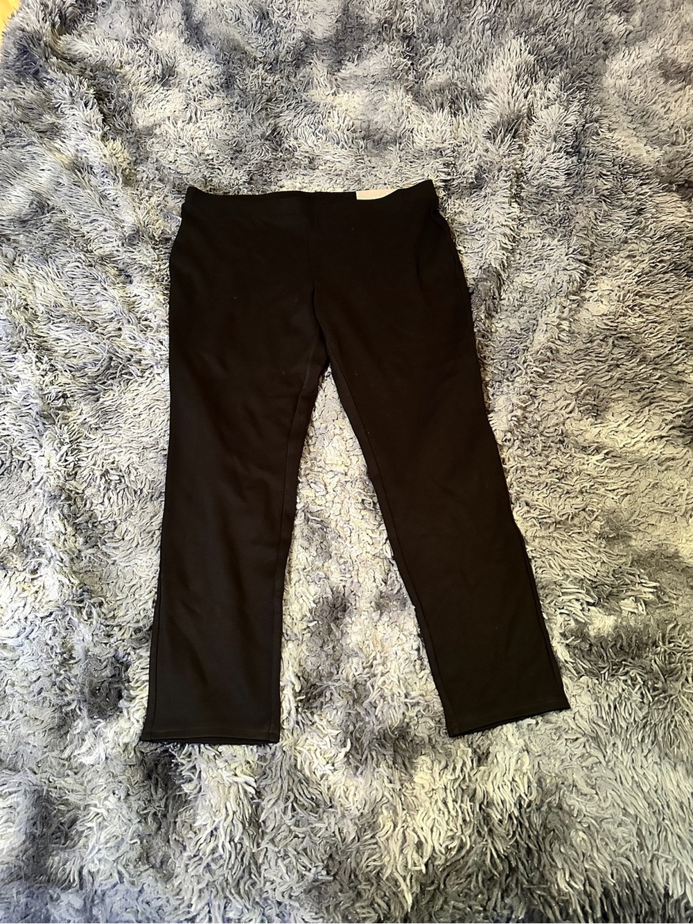 Women's Black Pull-On Stretch Leggings